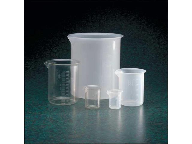 DYNALON 222195 Beaker Set, Polypropylene, Low Form, 50 mL, 100 mL, 250 mL, 500