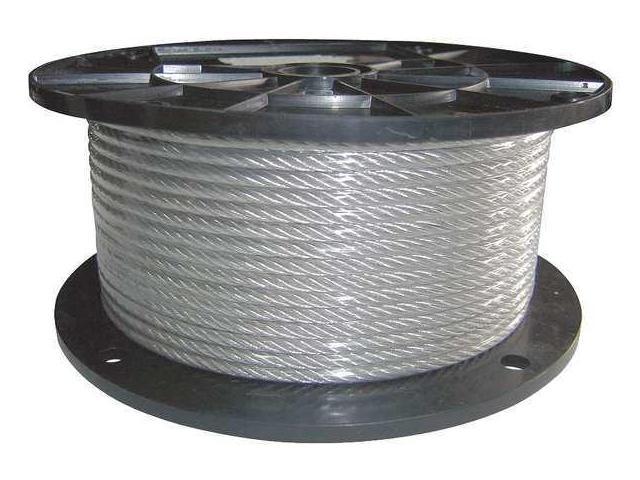 Photos - Other Garden Tools Dayton 33RF66 Cable, 5/16 in. dia., 250 ft., 7 x 19, Vinyl 