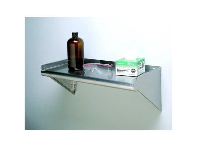 ADVANCE TABCO WS-KD-48-GR Stainless Steel Wall Shelf, 11-1/8'D x 48'W x