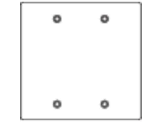 HUBBELL KILLARK 2FBC 2 -Gang Horizontal or Vertical Weatherproof Cover,