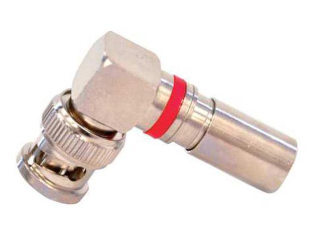 DOLPHIN COMPONENTS DC-CBNCRAM59 Cable Coupler,BNC/Male,RG59 Coax,PK10