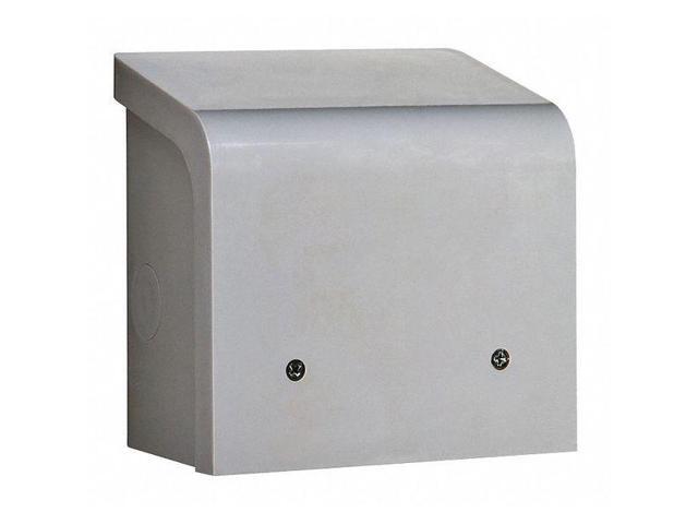 RELIANCE CONTROLS PBN50 Non-Metallic Power Inlet Box,Amps 50
