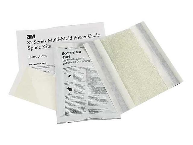 3M 85-14 Splice Kit, 4/0 AWG Max, Black, Epoxy Insulation, 1,000 V