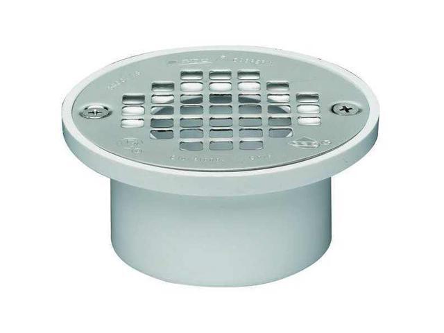 OATEY 43579 Straight Floor Drain, PVC, 2' or 3', Solvent-Weld