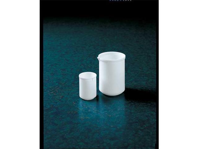 ZORO SELECT 312064 Beaker, PTFE, Low Form, 250 mL / 8.45 fl oz Capacity, Not