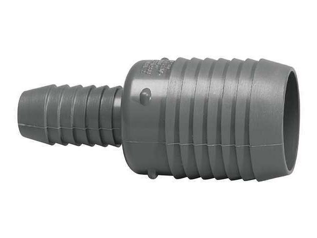 Photos - Other sanitary accessories ZORO SELECT 1429-168 PVC Coupling, Insert, 1 1/4 in x 1 in Pipe Size