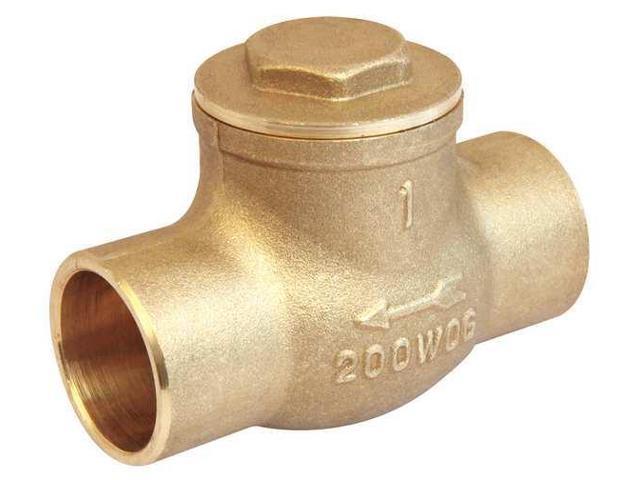 Photos - Other sanitary accessories ZORO SELECT 10F330 1' Solder Brass Swing Check Valve
