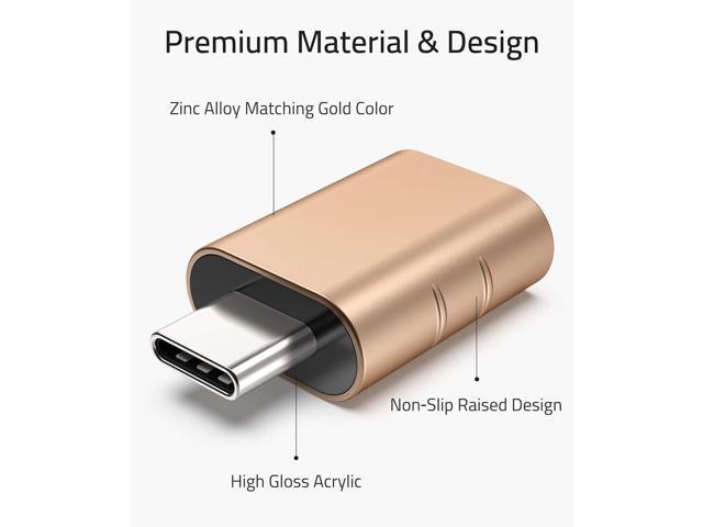 KEHIPI USB C to USB Adapter [2 Pack] USB C Male to USB3 Female Adapter Compatible with iPhone 15 Pro Max iMac iPad Mini/Pro 2021 MacBook Pro Air...