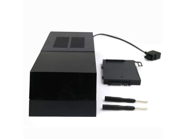 3.5 inch External Hard Drive Enclosure Case for PS4 Playstation 4, Data Expansion Dock Adapter Connector Data Bank Box (Black)