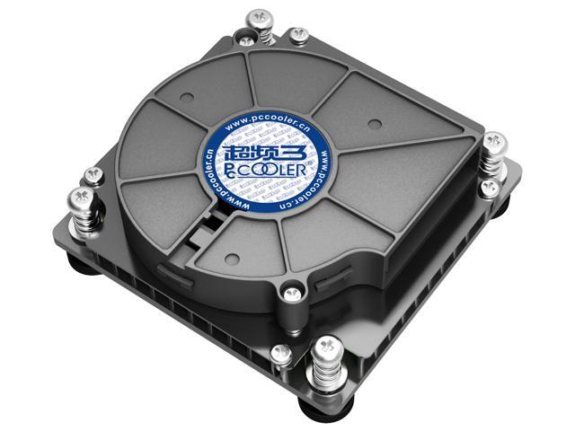 PC Cooler C81H Slim CPU Cooler Turbo Blower Cooling Fan For 1U Server / HTPC Intel CPU Socket LGA1156 / LGA1155