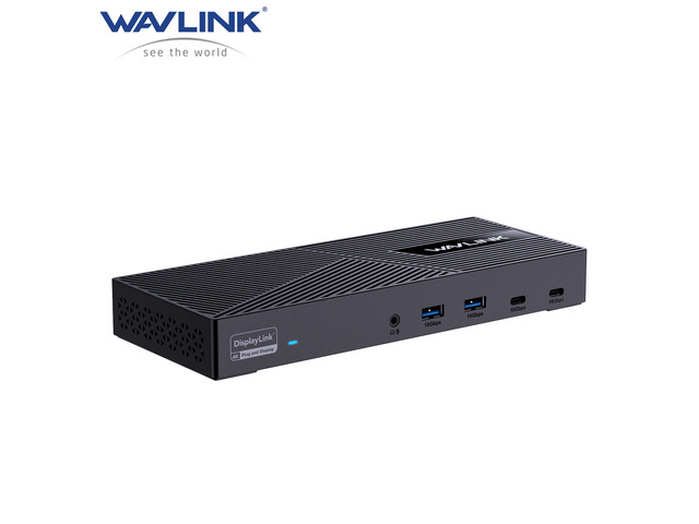 Wavlink Triple Display Universal Docking Station, 15-in-1 USB-C Dock for Intel/M1/M2-Mac/Dell/Asus with 100W Laptop Charging, 1x4K-HDMI, 2xHDMI & DP,...