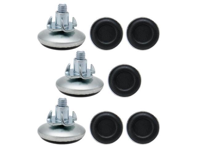 M8 x 15 x 30mm Leveling Feet Adjustable Leveler Protector for Chair Leg 8pcs