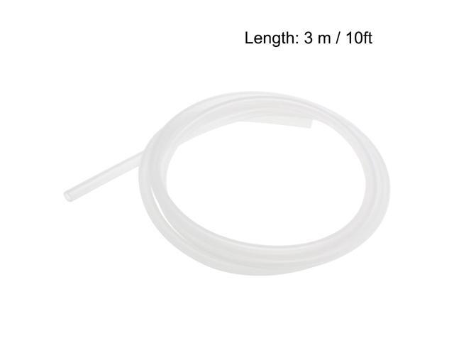 Silicone Tubing, 3/16 Inch ID x 5/16 Inch OD 10ft Rubber Tube High Temp for Pump Transfer, Clear