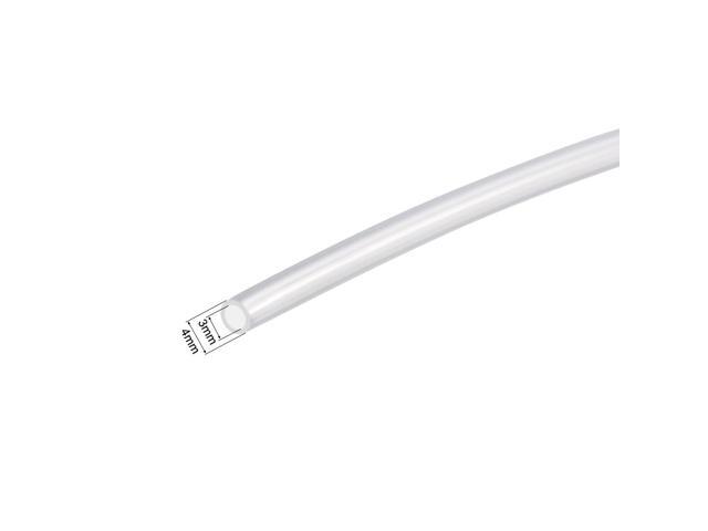 Silicone Tubing, 1/8 Inch ID x 5/32 Inch OD 5ft Rubber Tube High Temp for Pump Transfer, Clear