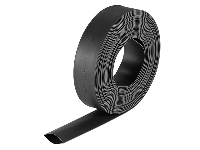 Heat Shink Tubing, 5/8'(16mm) Dia 26mm Flat Width 2:1 Ratio Shrinkable Tube Cable Sleeve 7m - Black