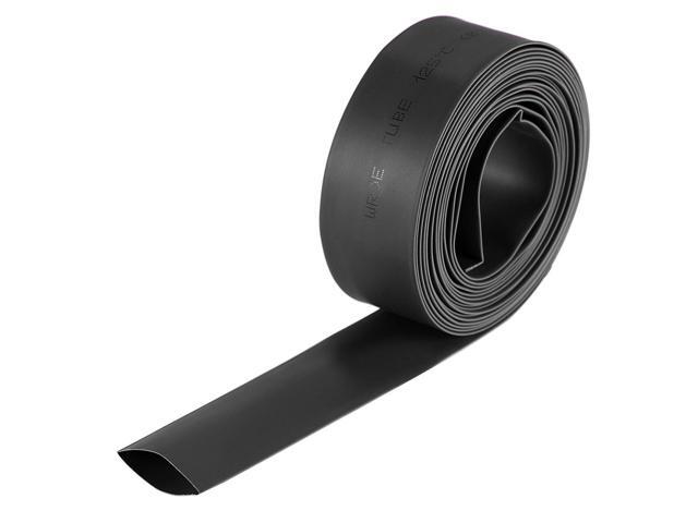 Heat Shink Tubing, 5/8'(16mm) Dia 26mm Flat Width 2:1 Ratio Shrinkable Tube Cable Sleeve 10ft - Black