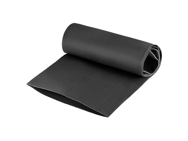 Heat Shink Tubing, 6'(150mm) Dia 240mm Flat Width 2:1 Ratio Shrinkable Tube Cable Sleeve 1m - Black