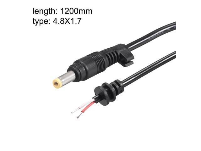 1.2M/3.94FT 4.8mm x 1.7mm Male Plug DC Power Adapter Cable Cord