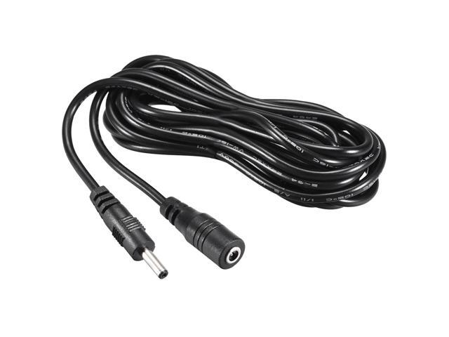 Power Extension Cable 9.84ft 3Meter 1.35mm x 3.5mm Compatible with Adapter Cord