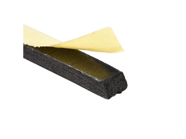 Sponge Tape, EVA Single Sided Sealing Foam Tape, 3 Meters Length, 10mm Width, 5mm Thick, Black
