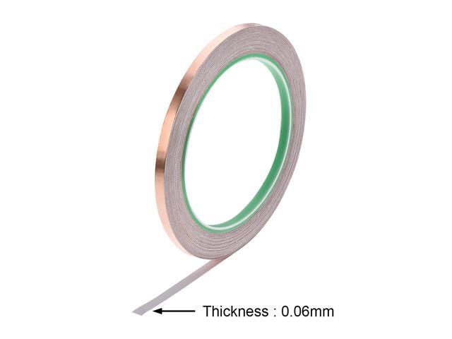 5mm Copper Foil Tape Shielding Tape for EMI EMF and RFI Shielding Conductive Adhesive Tape 20m/65.6ft