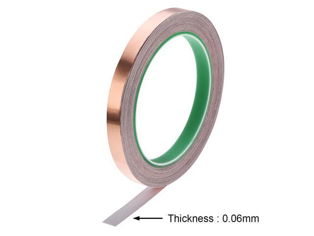 10mm Copper Foil Tape Shielding Tape for EMI EMF and RFI Shielding Conductive Adhesive Tape 20m/65.6ft
