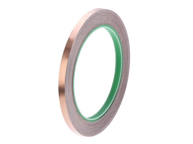 6mm Copper Foil Tape Shielding Tape for EMI EMF and RFI Shielding Conductive Adhesive Tape 20m/65.6ft