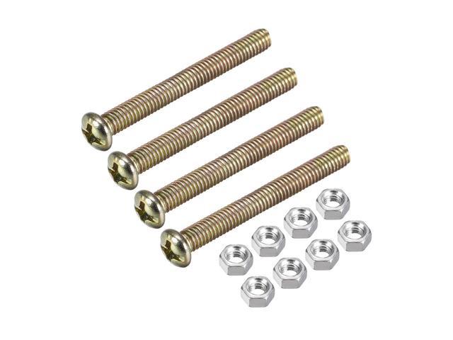 M4x38 Screw, Nuts, Bolt Assortment Set Stainless Steel for CPU Water Cooling Block HeatSink Cooler 2 Sets