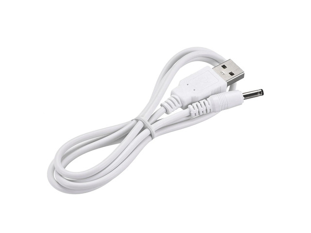 1M DC Male Power Supply 3.5x1.35mm 1A Adapter to USB Plug Male Cable White