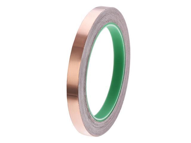 10mm Copper Foil Tape Shielding Tape for EMI EMF and RFI Shielding Conductive Adhesive Tape 20m/65.6ft