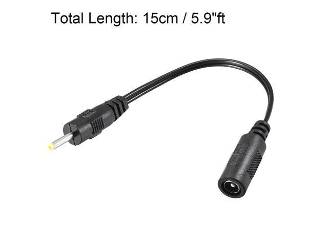 Tip Adapter Connector Converter 5.5x2.1mm to 2.5x0.7mm 15cm DC Power Connect