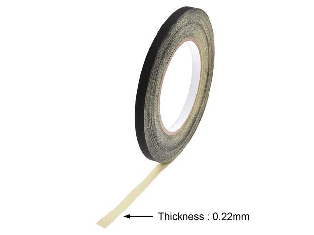 8mm Acetate Cloth Tape for Laptop Electric Auto Guitar Repair High Temperature Adhesive Tape Black 30m/98.4Ft