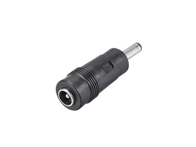 DC Power Adapter,Female 5.5mmx2.1mm to 4.0mmx1.35mm Male Plug Tips, Input DC Plug Connector Black