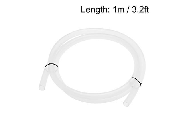 Silicone Tube, 10mm ID x 12mm OD 1m Flexible Silicone Rubber Tube Air Hose Water Pipe for Pump Transfer Clear