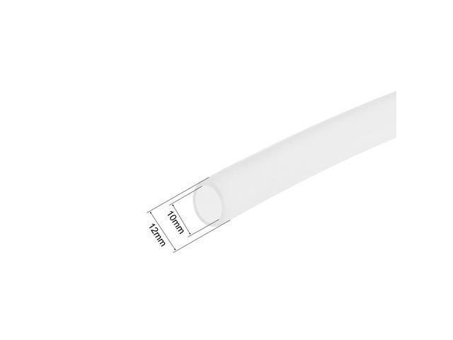 Silicone Tube, 10mm ID x 12mm OD 1m Flexible Silicone Rubber Tube Air Hose Water Pipe for Pump Transfer Clear