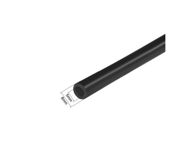 Silicone Tube, 5mm(3/16') ID x 8mm(5/16') OD 1m Rubber Tubing Air Hose Water Pipe for Pump Transfer Black