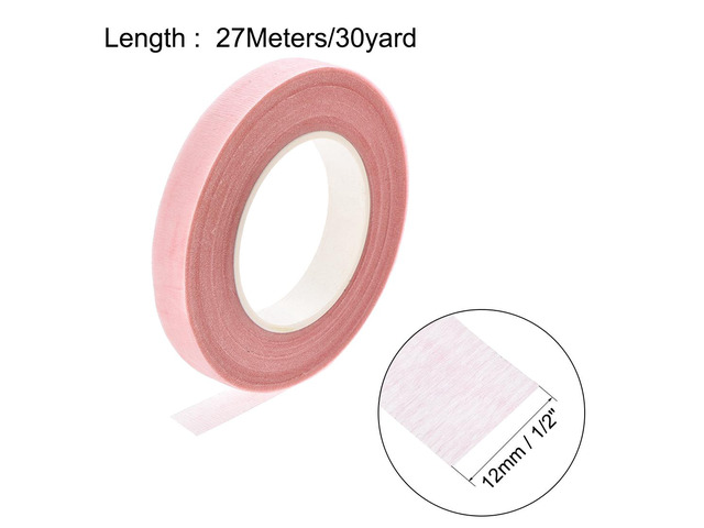 2 Roll 1/2-inch Wide 30Yard Pink Floral Tape Flower Adhesives Floral Arrangment Kits