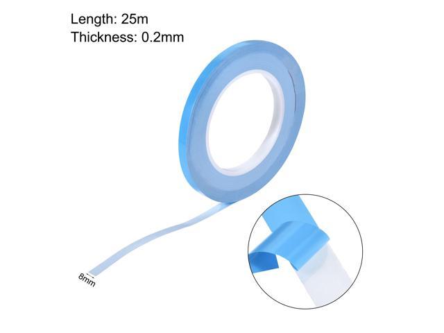 Thermal Adhesive Tape Thermally Conductive Tape 8mm x 25m for Coolers, LED Strips