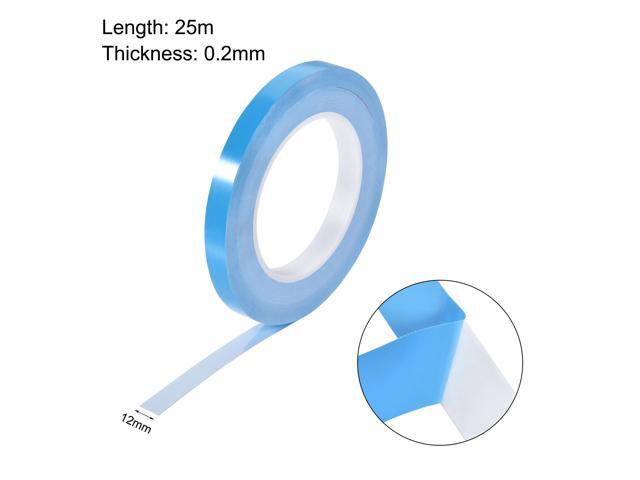 Thermal Adhesive Tape Thermally Conductive Tape 12mm x 25m for Coolers, LED Strips