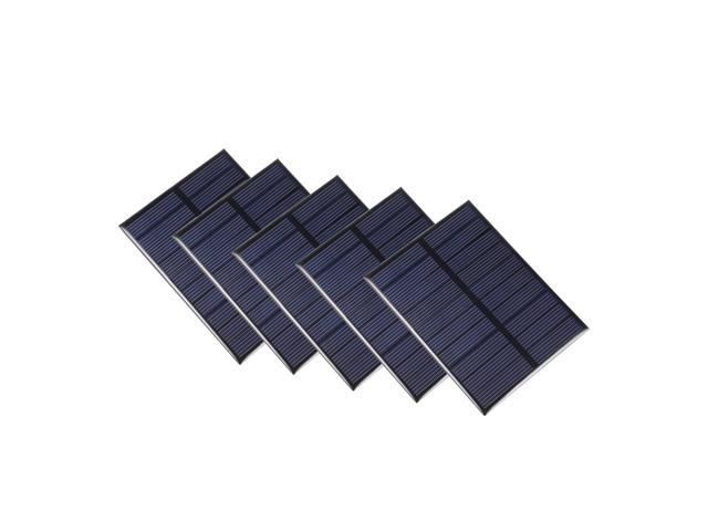 1.2W 5V Small Solar Panel Module DIY Polysilicon for Toys Charger 5Pcs