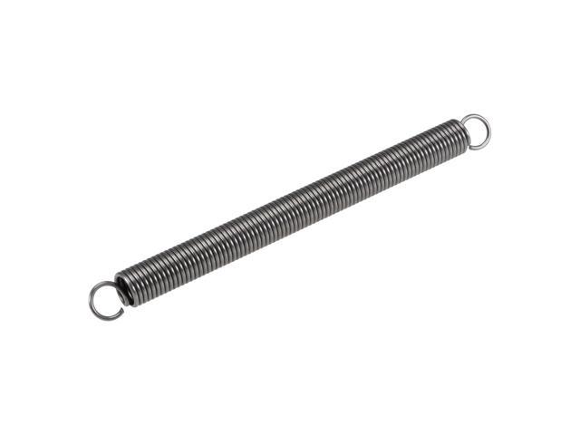Compression Spring,16mm OD,2mm Wire Size,244mm Extended Length,200mm Free Length, Spring Steel,33Lbs Load Capacity, Grey photo