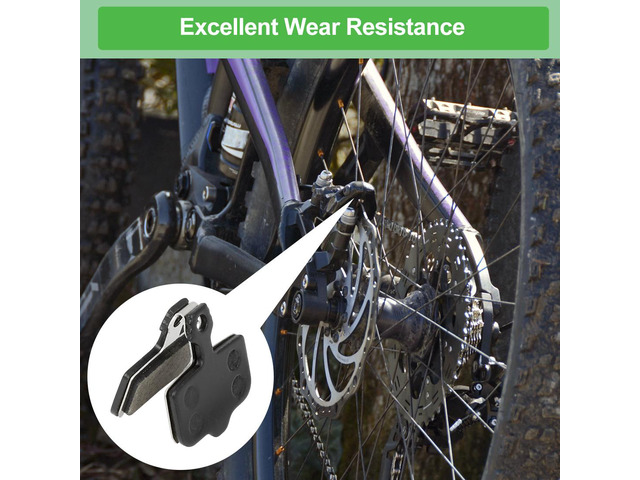 4 Pair Semi Metal Bike Bicycle Resin Disc Brake Pads with 4 Split Pin for SRAM Level T Level TL