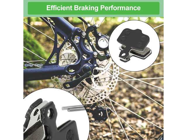 4 Pair Semi Metal Bike Bicycle Resin Disc Brake Pads with 4 Split Pin for SRAM Level T Level TL