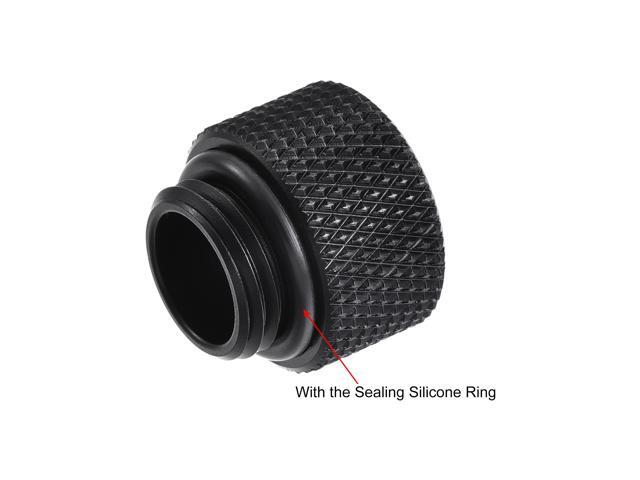 Male to Female Extender Fitting G1/4 x 10mm for PC Water Cooling System Black 4pcs