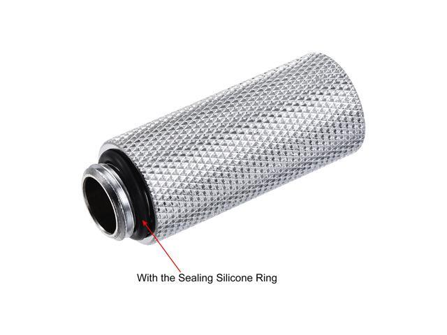 Male to Female Extender Fitting G1/4 x 40mm for PC Water Cooling System Silver