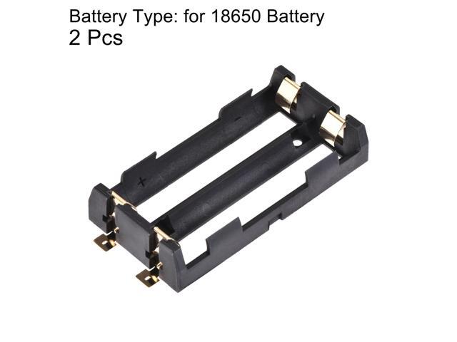Battery Case Storage Box 2 Slots x 3.7V Battery Holder for 2 x 18650 Battery 2Pcs