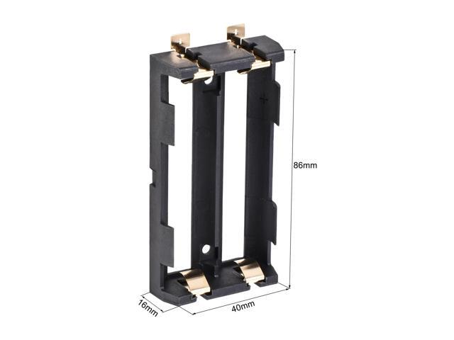 Battery Case Storage Box 2 Slots x 3.7V Battery Holder for 2 x 18650 Battery 2Pcs