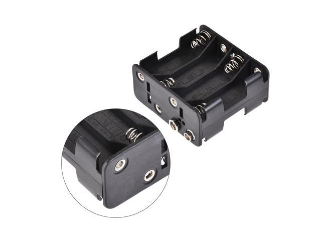 Battery Case Storage Box 8 Slots x 1.5V Battery Holder for 8 x AA Battery with Standard Snap Connector