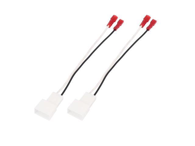 2pcs Car Speaker Connector Harness Adapter 72-8104 for Toyota Matrix 2003-2008