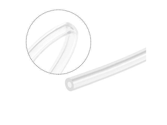 Clear Silicone Tubing, 1/8'(3.2mm) ID 1/4'(6.4mm) OD 15ft, Flexible Silicone Tube Water Hose for Pump Transfer